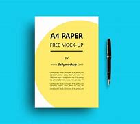 Image result for Mockup Blank A4