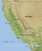 Image result for Sierra Nevada Mountain Crest Line Map