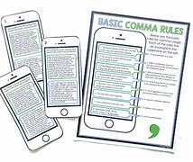 Image result for Comma Rules Meme