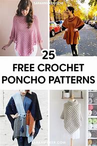 Image result for Crochet Poncho