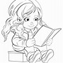 Image result for Girl Reading Book Digital Art