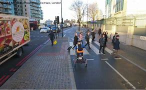 Image result for UK Cycle Route Crossing Design