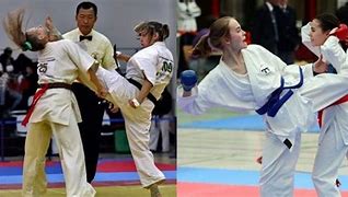 Image result for Karate vs Taekwondo