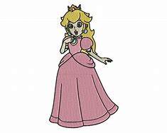 Image result for Princess Peach Halloween Machine Embroidery Design