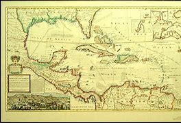 Image result for Old Caribbean Map