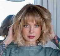 Image result for Images a Line Bob with Wispy Bangs