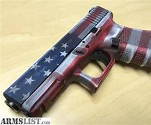 Image result for 9Mm Glock with American Flag