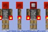 Image result for Minecraft Redstone Skin