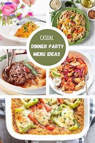 Image result for Dinner Party Menu