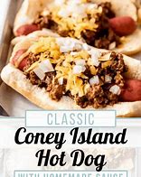 Image result for Coney Island Hot Dog