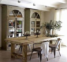 Image result for Rustic Farmhouse Dining Room Tables