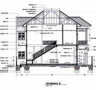 Image result for Gambar Teknik Potongan Bangunan