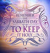 Image result for Remember the Sabbath