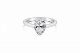 Image result for Pear Engagement Rings with Halo