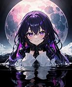 Image result for Cool Anime Moon