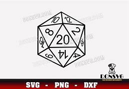 Image result for 20 Sided Dice SVG