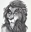 Image result for Simple Lion Drawing Pencil