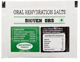 Image result for ORS Sachet Pic