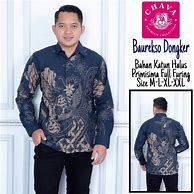 Image result for Model Gamis Batik Kombinasi Biru Dongker