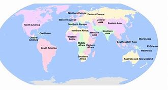 Image result for World Regional Map