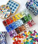 Image result for Glass Mosaic Tiles for Crafts