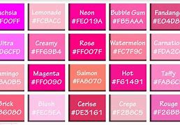 Image result for Pink RGB Numbers