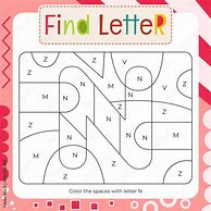 Image result for Letter N Flash Card