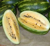 Image result for Yellow Meated Watermelon