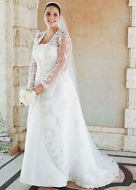 Image result for Long Dresses with Jackets for Wedding