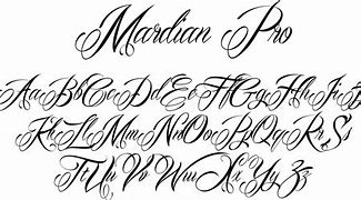 Image result for Tattoo Lettering Fonts Cursive