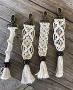 Image result for How to Make Macrame Keychains