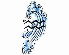 Image result for Aquarius Wave Tattoo