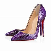 Image result for Purple Christian Louboutin Heels