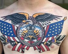 Image result for American Flag Tattoo Art