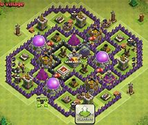 Image result for Map Clash of Clan HDV 8