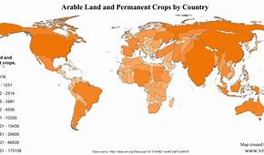 Image result for Mexico Arable Land Map