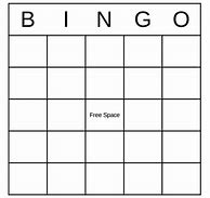 Image result for Blank Book Bingo Template