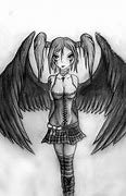 Image result for Gothic Emo Angel Drawing