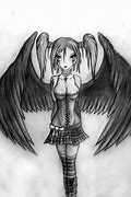 Image result for Gothic Emo Angel Drawing