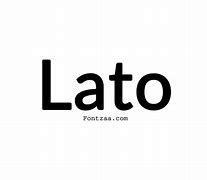 Image result for Lato Font Free