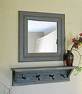 Image result for Entry Table Mirror and Coat Rack