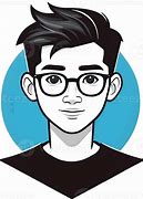 Image result for Ai Cartoon Boy with Glasses