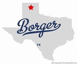 Image result for Borger TX Map