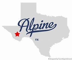 Image result for Alpine Texas Map