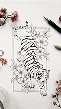 Image result for Tiger Tattoo Drawings and Sketches