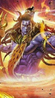 Image result for Angry Lord Shiva Paintings