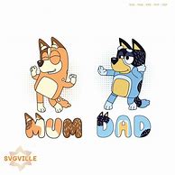 Image result for Bluey Characters Mum and Dad