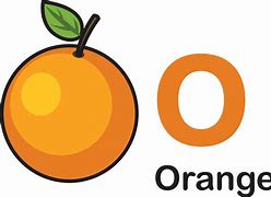 Image result for Cartoon Letter O Orange