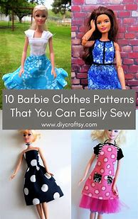 Image result for Barbie Clothes Sewing Patterns