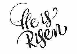 Image result for He Is Risen Calligraphy